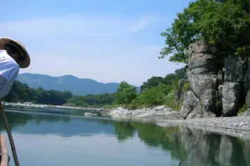 Traditional river boating along the Arakawa River in Nagatoro&nbsp; (Photo: Photo courtesy of Mark Buckton)