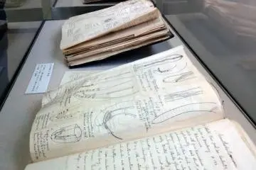 Early research notes from the parasite research lab which is located on the other floors of the same building.