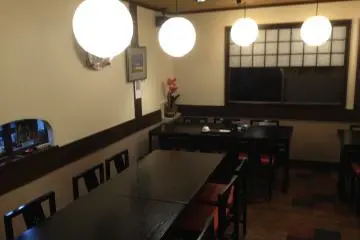 <p>The downstairs restaurant</p>