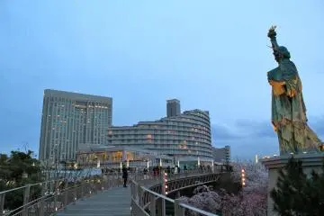 <p>Beautiful hotels are just minutes beyond the Skywalk. Pictured here is Hotel Nikko Odaiba. For more information, read more here:&nbsp;http://en.japantravel.com/view/hotel-nikko-tokyo-in-odaiba.</p>