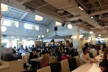 <p>บรรยากาศในศุนย์อาหาร</p>