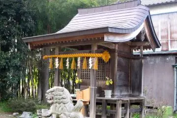 <p>Small shrine near the tree, the name unknown</p>