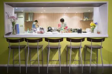 <p>Kitchen area.</p>