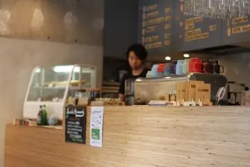 <p>The helpful english speaking Barista.&nbsp;</p>