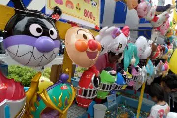 <p>Also for sale were toys and trinkets, including masks from popular kids' shows like "Anpanman" and "Super Sentai."</p>