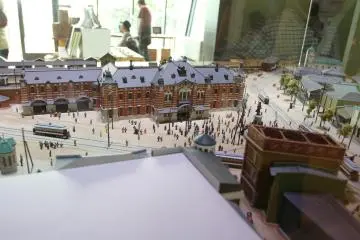 <p>Historical model of the station's past</p>
