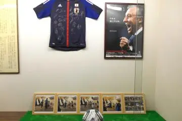 <p>According to the display, the Japanese national soccer team also stayed in this hotel</p>