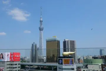 <p>ชั้น 8 สามารถมองเห็นวิวตึกอาซาฮีและโตเกียว skytree</p>