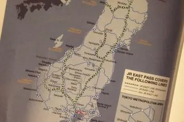 <p>เส้นทางที่ JR EAST PASS สามารถไปได้</p>