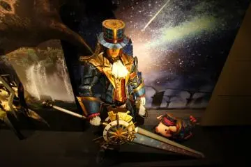 <p>I'm guessing he is from the guild.&nbsp;</p>
