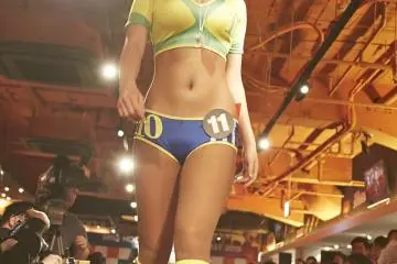 <p>Shot from 2015 Hooters Contest</p>