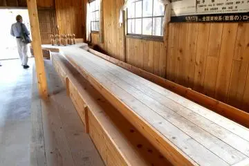<p>Replica of a hand-made bowling set. They are geniuses!</p>