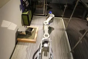 <p>Try operating a robotic arm!</p>