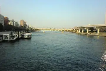 Sumida River, running through central Tokyo