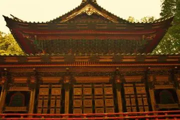 Close up of the Honden.&nbsp;