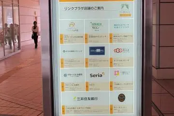 <p>A map of one section's stores</p>