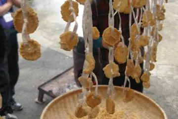 Dried daikon.