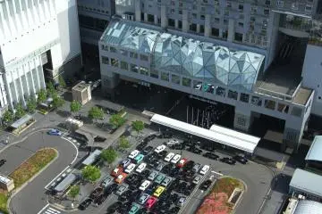 <p>Kyoto Station from up above</p>