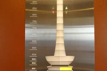 <p>The short but cute Kyoto Tower!</p>