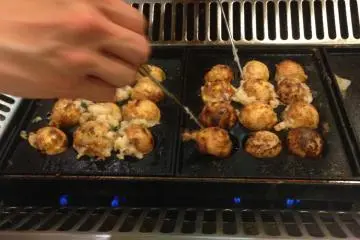 Keep turning it at regular intervals to keep it evenly cooked