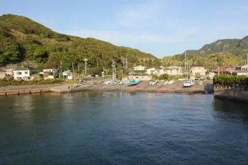 Arriving Kanaya Port in Chiba from Kurihama Port in Yokosuka