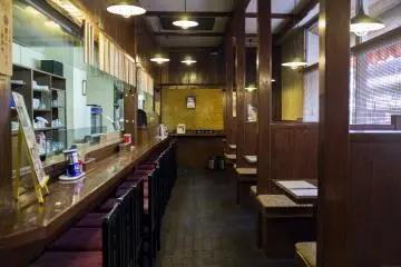 <p>The izakaya at the basement level</p>
