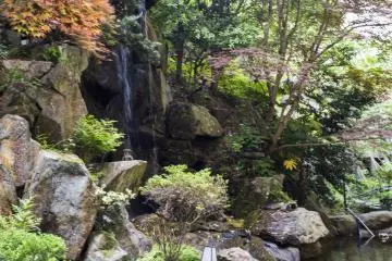 <p>The beautiful garden beside the lobby</p>