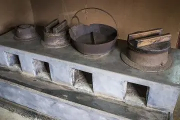 Kitchen in the Kikuya&nbsp;Residence.