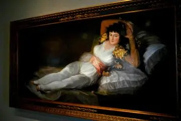 <p>Maja Clothed by Goya. The original is in The Museo del Prado, Spain</p>