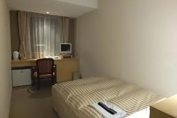 <p>The single room (5,300 yen per night)</p>