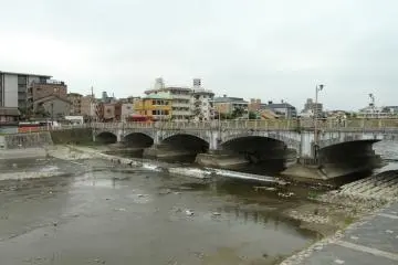 Nikmati pemandangan saat Anda bersepeda menyusuri sungai!
