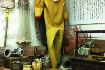 Antique diving equipment