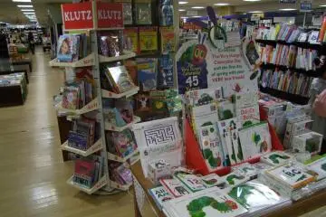 <p>Fun displays in the kids' area</p>