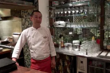 <p>Head chef and the restaurant owner, Mr. Kenji Mita</p>