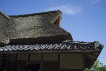 <p>Roof of the Ajimano&nbsp;teahouse.</p>