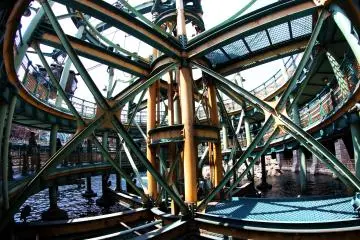 <p>This amazing contraption is at the 20,000 leagues under the sea area, where you can see many submarines and even ride in one.&nbsp;</p>