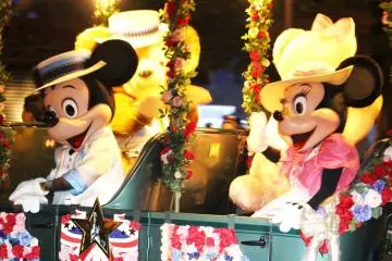 <p>There is another parade in the evening where Mickey, Minnie and the gang drive around in a car and wave to the visitors.&nbsp;</p>
