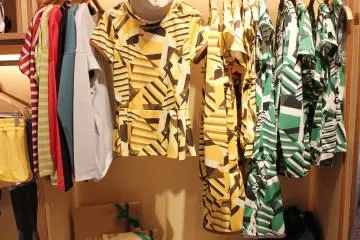 <p>Women's apparel at Nohara by Mizuno.</p>