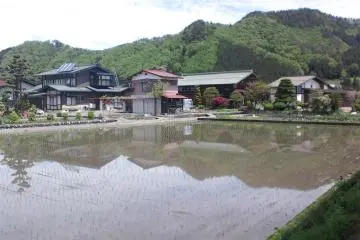 <p>Hida Furukawa, place where you can see the satoyama.</p>