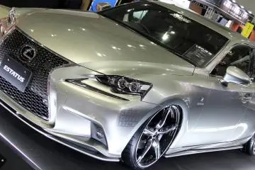Not to be outdone, Lexus was there with their brand new and very shiny vehicle. I was quite surprised to see it since it's an unexpected addition to such a show.