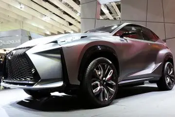 Lexus was out in force with all their new concept and real street legal cars, this SUV looks rather aggressive.&nbsp;