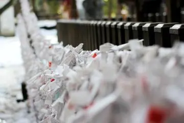 So many wishes and so many papers, it was like a sea with different waves of hopes. 