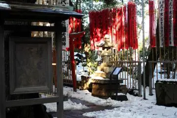 This is the walkway to a smaller and more private shrine where people went to pray and make wishes. 