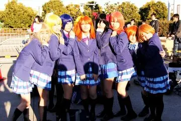 <p>Some people have intricate costumes, and some people just wanted to hang out with their friends wearing wigs and school uniforms.&nbsp;</p>