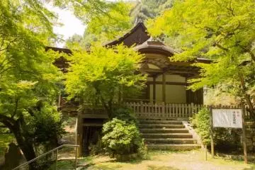 <p>The Seiryu-gu Haiden (清瀧宮拝殿) was constructed in the Muromachi period</p>