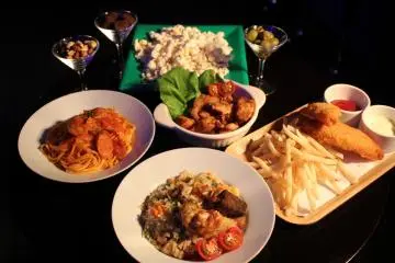 A selection of Sticker's bar foods. Take a look at the food menu available at the bar.