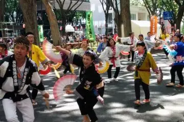 <p>Although Suzume Odori is a mostly set dance, various moments call for individual expression.</p>