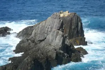 Hinomisaki lighthouse sea