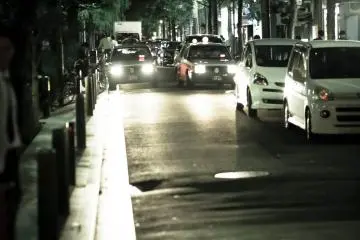 <p>Kiyamachi-dori at night</p>