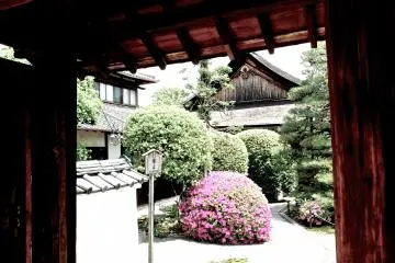 <p>Although the gate was open here, this temple wasn't holding any special events</p>